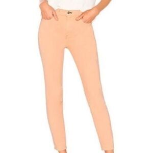 NWT Rag & Bone High Rise Skinny Jeans in Prairie Sun Faded Coral Size 25